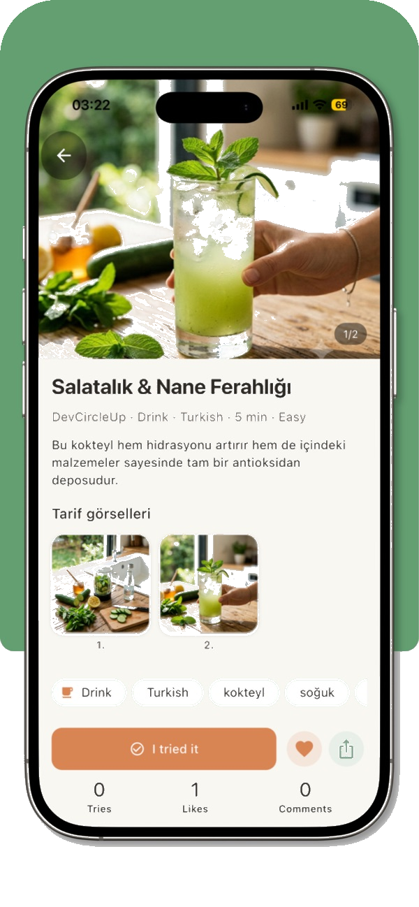 TryMeal screen 2